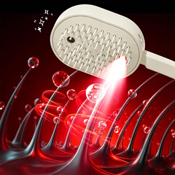 Steam Brush | Rechargeable Detangling Tool with Oil