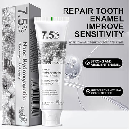 7.5% Nano Hydroxyapatite Fluoride Toothpaste for Teeth Whitening