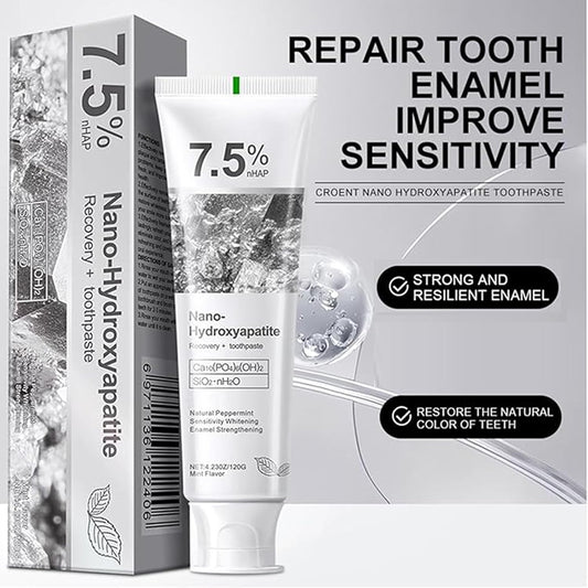 7.5% Nano Hydroxyapatite Fluoride Toothpaste for Teeth Whitening