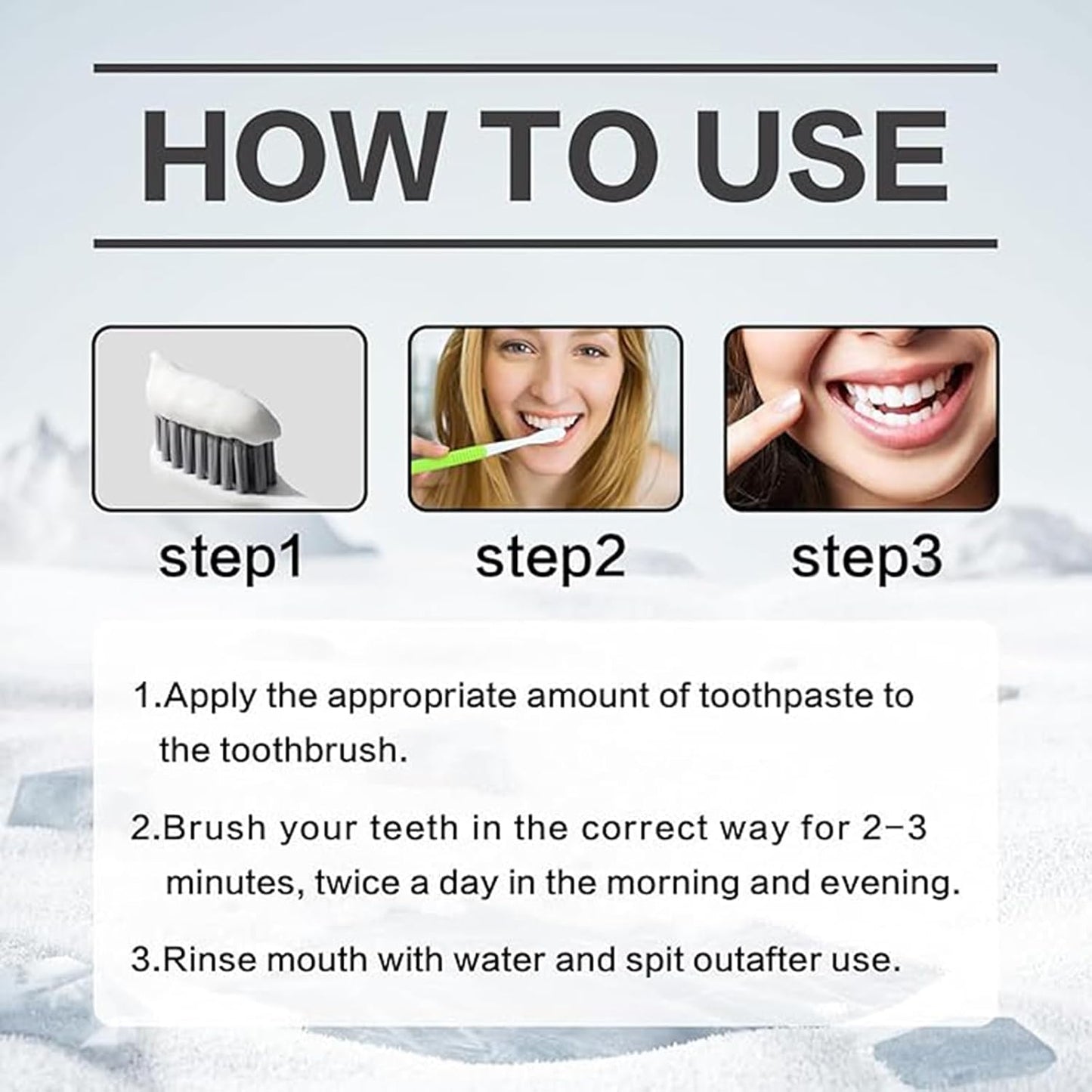 7.5% Nano Hydroxyapatite Fluoride Toothpaste for Teeth Whitening